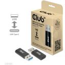 Club3D USB адаптер CAC-1525 USB 3.2 Gen1 Type A к Type C, 1 USB-C, 1 USB 3.2, черный