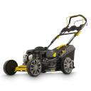Zāles pļāvējs ar pašaizsardzību, POWERPLUS, POWXG60260, 150 cc, 460 mm pļaušanas platums, elektriskais starts, 7 augstuma regulēšanas līmeņi.