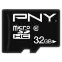 Pny Atmiņas karte MicroSDHC P-SDU32G10PPL-GE, 32GB, Class 10, UHS-I, triecienizturīgs, ūdensnecaurlaidīgs, SD adapteris