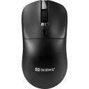 Sandberg Bezvadu pele 331-04, 79g, 4 pogas, 800/1200/1600 DPI, RF 2.4 GHz, melna