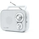 Muse Portatīvais radio M-051RW, 2 joslas, AUX ieeja, balts