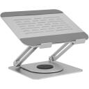 Raidsonic plan&scaron;etdatora statīvs IB-NH300-R, 17", sudrabs, ergonomisks, rotējams dizains