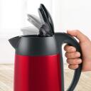 Bosch | Kettle | DesignLine TWK3P424 | Electric | 2400 W | 1.7 L | Stainless steel | 360&deg; rotational base | Red