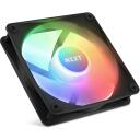 Nzxt Arvutikorpuse ventilaator RF-C12SF-B1, 120mm, 12V, 1800RPM, 2.57mmH2O, 8 RGB LED, HDB, PWM, must