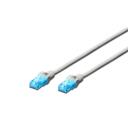 Digitus patch kaabel U/UTP kat.5e PVC DK-1512-070, 7m, hall, RJ45 Male, AWG 26/7 PVC