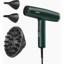 Babyliss Fēns D6555DE, 1700 W, zaļa krās., 3 ātrumi, 3 temperatūras, difuzors, auksts gaiss, jonizācija, 2,5 m vads