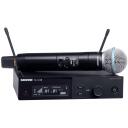 Shure SLXD24E/B58-G59 bezvadu mikrofona sistēma, 1x XLR, 32 kanāli, 470-514 MHz, 118 dB, 2 antenas, 1x 6.35 mm izeja
