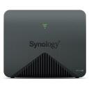 Synology ruuter MR2200AC, 2200 Mbit/s, 1000 Mbit/s, 4 tuuma, 1 RJ-45 port, 1 USB 3.2, must, WPS, DHCP, tulem&uuml;&uuml;r, k&uuml;lalisp&auml;&auml;s