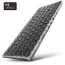 Axagon док-станция HMC-KB-US USB-C 5Gbps, 9в1, HDMI, 3x USB-A, 60 см кабель, английская клавиатура