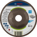 Slīpē&scaron;anas ripa INOX 115x22x6 mm, Mazām leņķa slīpma&scaron;īnām PRO STAINLESS STEEL SLĪPRIPA AR SAISTVIELĀM, 2608600539, BOSCH