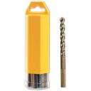 Dewalt 10mm HSS-G Gold Ferrous gręžtuvas DT5557-QZ 10 vnt, 133mm ilgis, 84mm darbo ilgis, 3 plok&scaron;čias kotas, metalas