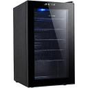Euhomy dzērienu displeja ledusskapis BR001-89BL, 70l, 4&deg;C &ndash; 10&deg;C, &plusmn;1&deg;C, melns