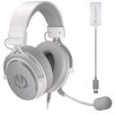 Endorfy VIRO Plus USB Onyx White austiņas EY1A005, 32 &Omega;, 2.9 m, 20 - 20000 Hz, 98 dB, 2 x 3.5 mm, no Bluetooth