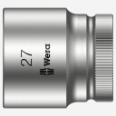 27 mm 1/2" Zyklop muciņa, WERA, 05003615001, HMC, hromēta apdare, precīza roktura kontrole