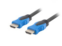Кабель HDMI папа папа HDMI 2.0 4K 1.8 м High Speed + Ethernet + ARC CU Черный CA HDMI 20CU 0018 BK Lanberg
