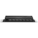 Lindy USB keskjaam 42794, 7 USB 2.0 porti, must