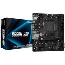 Asrock Pagrindinė plok&scaron;tė B550M-HDV, 6 maitinimo fazės, DDR4 4733+, 1 PCIe 4.0 x16, 1 PCIe 3.0 x1, 3 vaizdo i&scaron;vestys, 7.1 CH garso
