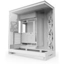 Nzxt Корпус компьютера H9 Flow CM-H92FW-01, 3x140мм передние вентиляторы, 1x120мм задний вентилятор, поддержка радиаторов 420мм