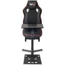 Subsonic Sacīk&scaron;u kabīne SA5681_2403, melna, 1380g, vadu, saderīgs ar stūres ratiem un pedāļiem