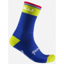 Velo zeķes QUINDICI Soft Merino Sock, izmērs: XXL, Vivid Blue, 8050949988909 CASTELLI