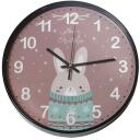 Besk Seina kvarts kell 9121290, 30 cm, roosa, AA, plastmass, araabia numbrid
