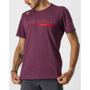 Krekls T-SHIRT S/S, CASTELLI, 8050949572320, 100% kokvilna, 199g, krāsa: BARBARESCO RED