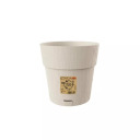Flower pot with tray Ethica Ø20x19cm white 2168050 STEFANPLAST