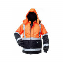 Светоотражающая куртка, оранжево-серая, размер XXXL, FB-8947-XXXL