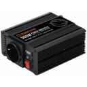 Manta MPI500M keitiklis, 500W, 1000W, 12V arba 24V į 230V, USB DC 5V 2.1A, modifikuota sinusinė banga, apsauga
