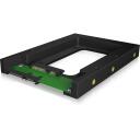 Raidsonic Adapteris IB-2538StS, 1x3.5", 1x2.5" hot-swap, 6 Gbit/s, melns