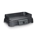 Severin Grill PG 008595, 2000W, must, 390x230mm, sile ja sooneline plaat, eemaldatavad osad, reguleeritav termostaat