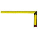 Mega Galdnieka stūrenis 5210692, 100cm, metriskā pa abām malām, plastmasa, metāls, precizitāte &plusmn;1 mm