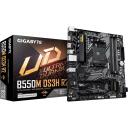 Gigabyte Motininė B550M DS3H R2, AMD Socket AM4, 5+3 fazių VRM, iki 4733MHz DDR4, 2*M.2, 1GbE LAN, HDMI, USB 3.2 Gen 1