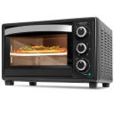 Mini electric oven 26 L 1500 W Bake&Toast 2600 Black 4Pizza with convection function and pizza stone Black 3818 Cecotec
