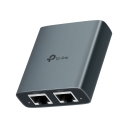 TP-Link EH210 1-to-2 gigabitinis Ethernet skirstytuvas 3&times; 10/100/1000 Mbps RJ45 USB-C 5 VDC/0.3 A Juodas
