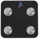 Jata Ķermeņa svari HBAS1155, 180kg, 0.1g, 15 lietotāji, Bluetooth, 4 sensori, LCD, 5mm rūdīts stikls