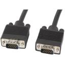 Lanberg VGA kaabel CA-VGAC-10CC-0018-B, 1.8 m, must, 15 pin HD D-Sub, topeltvarjestus, 2 x ferriituum