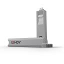 Lindy USB Type C pordi blokeerija 40427, 4 tk, valge