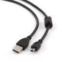 Gembird USB Mini Kaabel CCF-USB2-AM5P-6, 1.8m, USB A isane, MiniUSB isane, feriidi tuuma filter