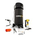 Bezeļlinis kompresorius 1100W, POWERPLUS, POWX1751, 50L, 8 bar, 180 l/min, komplektas su 11 priedais