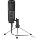 White Shark Mikrofonas TAUS, 14mm, kardioidinis, 20Hz-20kHz, -13.5dB, 93.5dB, 192kHz/24bit, USB A-B 1.5m
