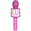 Manta Karaoke mikrofonas MIC21-PKL, 5W, Bluetooth 5.0, micro SD, AUX-in, USB, 240g