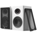 Laudberg XS1W grāmatu plaukta skaļruņi, 80 W, 4 collu zemfrekvences, 1 collu augstfrekvences, Bluetooth 5.3, 255 x 175 x 150 mm