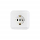 Розетка POLISTIROL z / a, 1в., С заземлением, IP20 BYLECTRICA