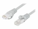 Кабель LAN Cat 6 UTP LSZH CU RJ45 RJ45 0.25 м Fluke Passed до 10 Гбит с серый PCU6 10CU 0025 S Lanberg