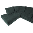 Stūra dīvāns LAYLA KS, zaļš 15686