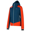 Jaka AEQUILIBRIUM Softshell JKT W, izmērs: S, Storm Blue/Cherry Tomato, 8020647126217 LA SPORTIVA ALPINE TECH