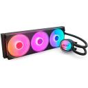 Nzxt CPU Охладитель KRAKEN 360 RGB RL-KR36C-B1, 3 вентилятора, 75.05 м&sup3;/ч, 2400 об/мин, 12 В, черный