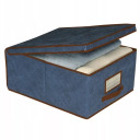 Kaste auduma 50x40x25cm Blue ORDINETT 129183002