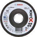 Шлифовальный, лепестковый диск X-LOCK X571 115мм, K60 2608619198 BOSCH